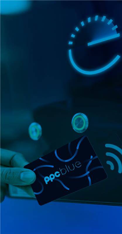 PPC blue RFID card